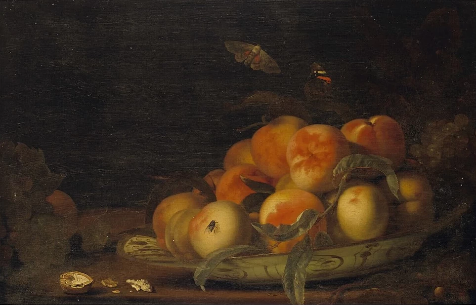 Natura morta con pesche